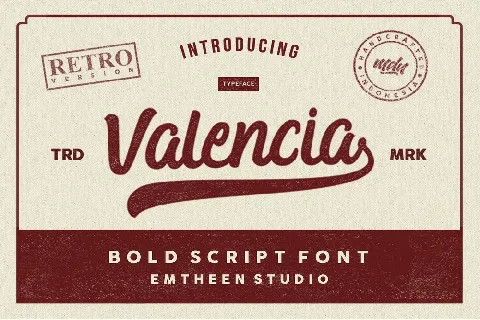 Valencia Script Free font