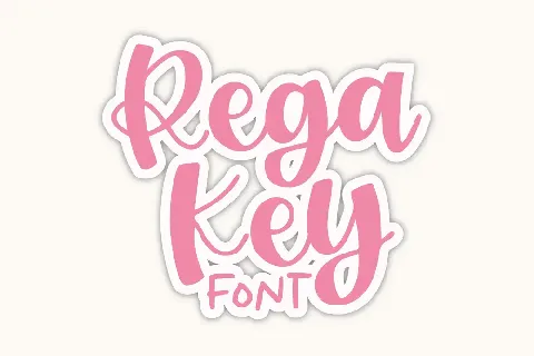 Rega Key font