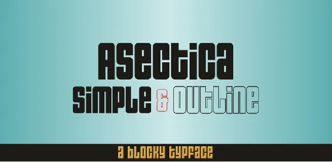 Asectica Demo font