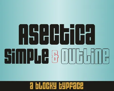 Asectica Demo font