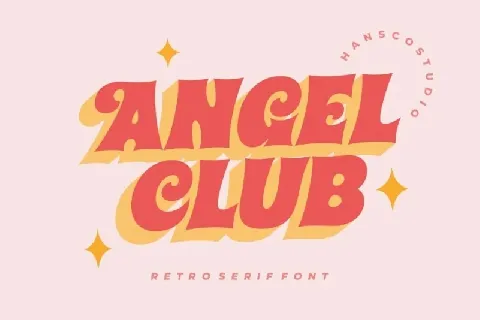 Angel Club Display font