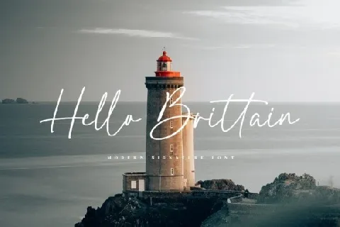 Hello Brittain font