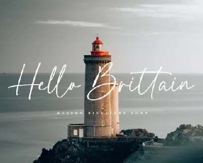 Hello Brittain font