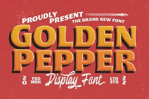Golden Pepper font