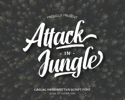 Attack in Jungle font