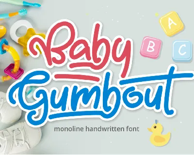 Baby Gumbout font
