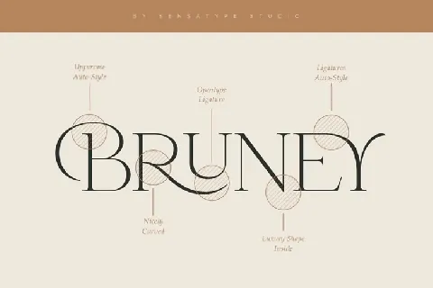 Bruney font