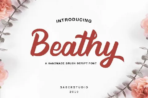 Beathy Handwritten font