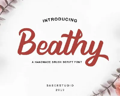 Beathy Handwritten font