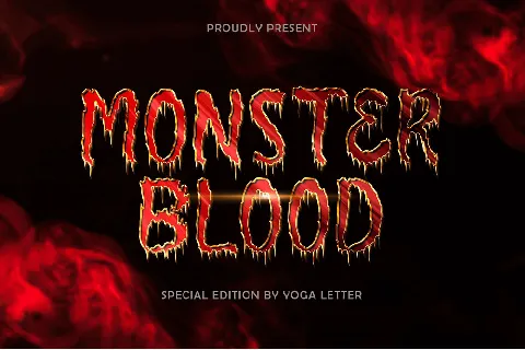 Monster Blood font