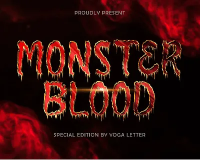 Monster Blood font