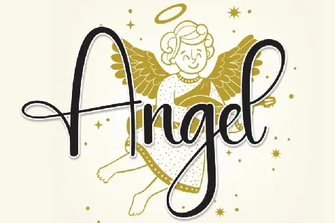 Angel Calligraphy font