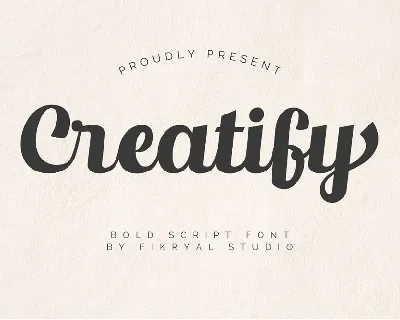 Creatify font