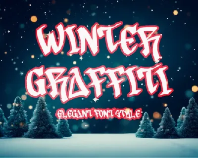 Winter Graffiti font
