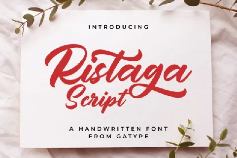 Ristaga Script font