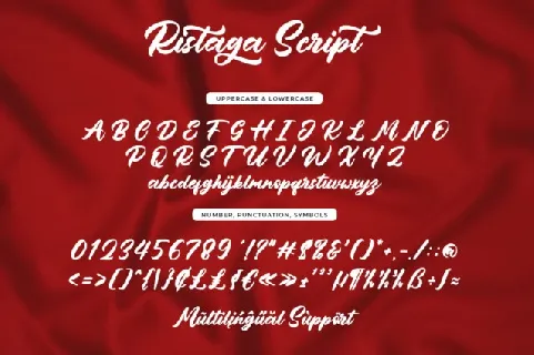 Ristaga Script font