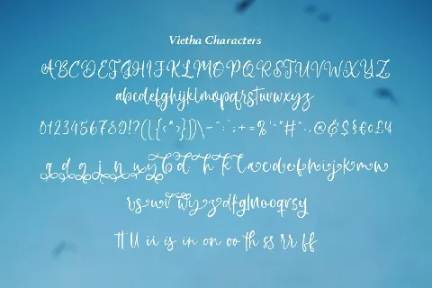 Vietha DEMO font