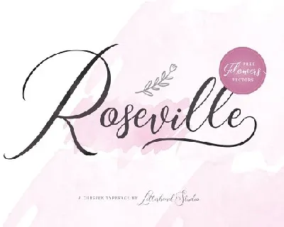 Roseville Script font