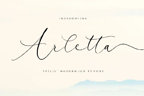 Arletta font