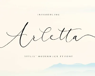 Arletta font