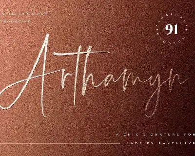 Arthamyn font