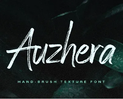 Auzhera Brush DEMO/PERSONAL USE font