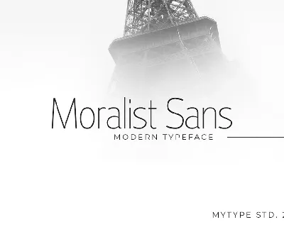 Moralist Sans font