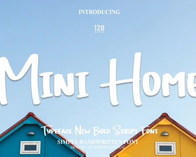 Mini Home Display font