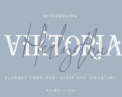 Viktoria Elegant Duo font