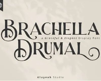 Barchella Drumal font