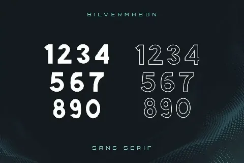 Silvermason Demo font