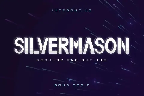 Silvermason Demo font