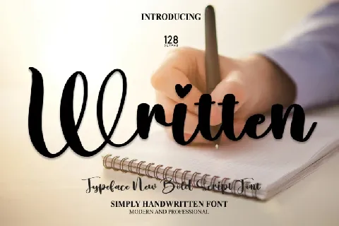 Written Script font