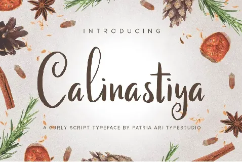 Calinastiya font