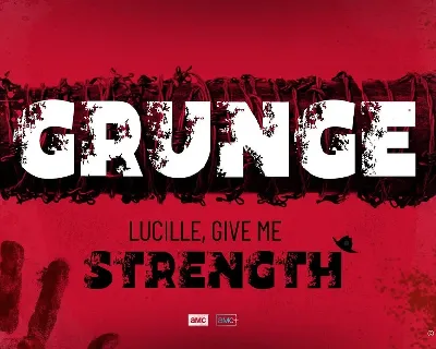 Grunge font