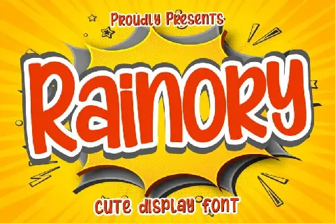 Rainory Display font