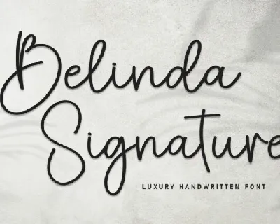 Belinda Signature Script font