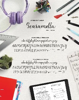Scaramella Script Free font
