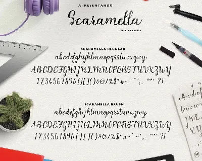 Scaramella Script Free font