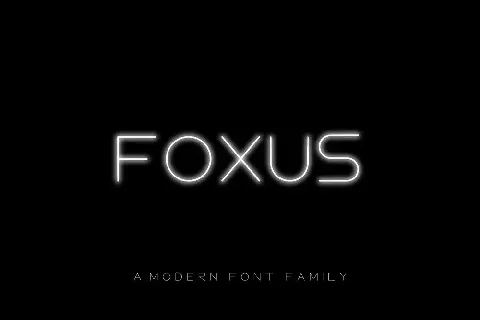FOXUS font