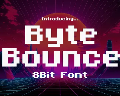 ByteBounce font