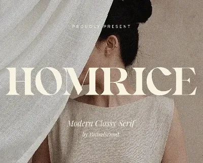 Homrice Serif font