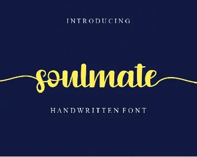 Soulmate font