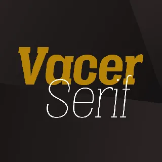 Vacer Serif Personal font