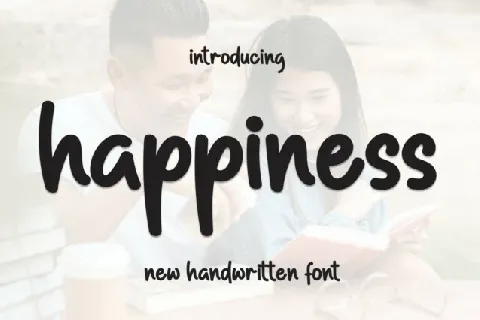 Happiness Display font