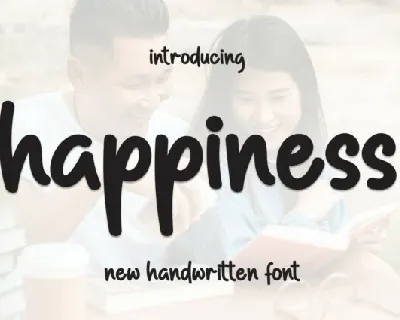 Happiness Display font