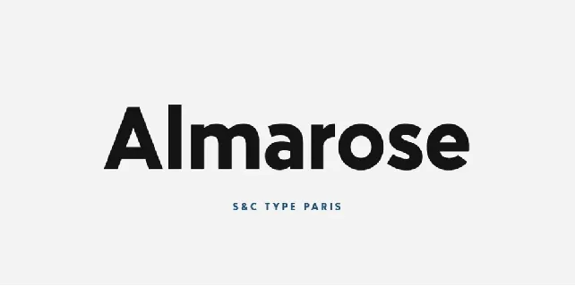 Almarose font