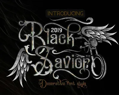 Black Savior font