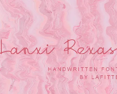 Lanxi Rexas font