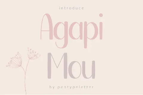 Agapi Mou font